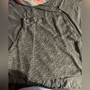 Floral pattern skirt